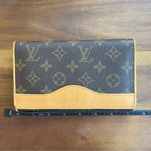 Vintage Louis Vuitton Monogram Wallet - Well-loved - Made in France
